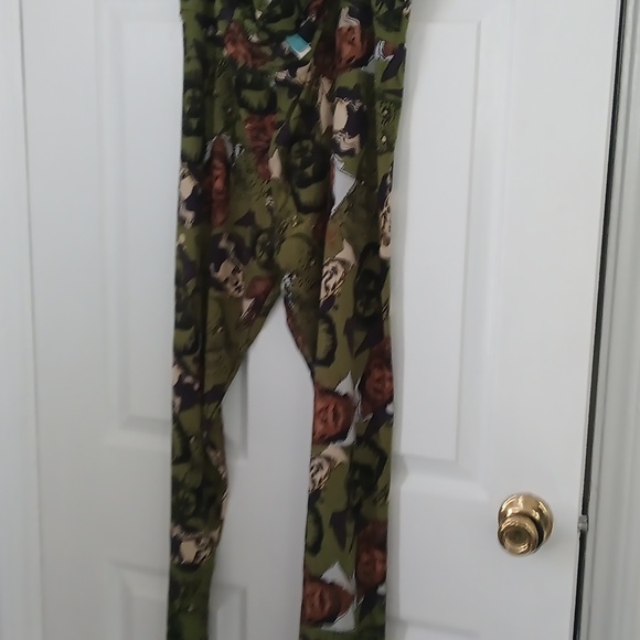LuLaRo Holloween Stretchy Monster Pants OS - Picture 4 of 4